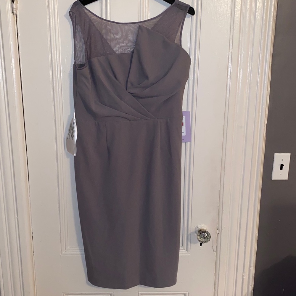 Sleeveless Sheath Dress in Mauve